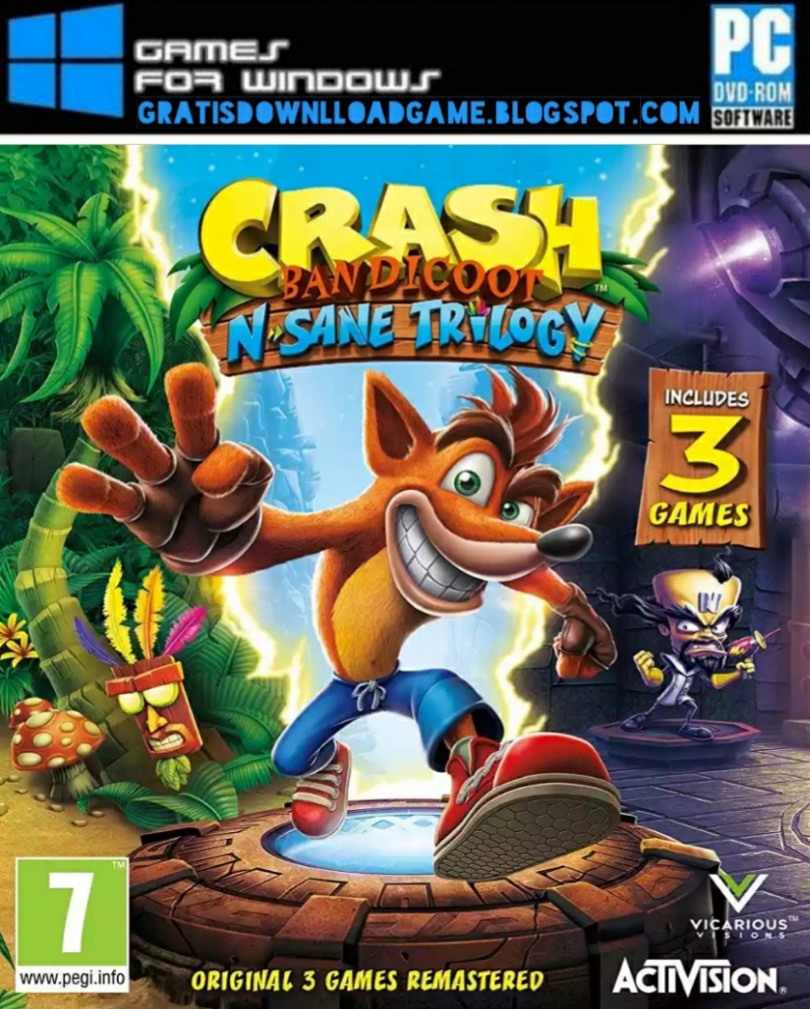 free crash bandicoot games pc